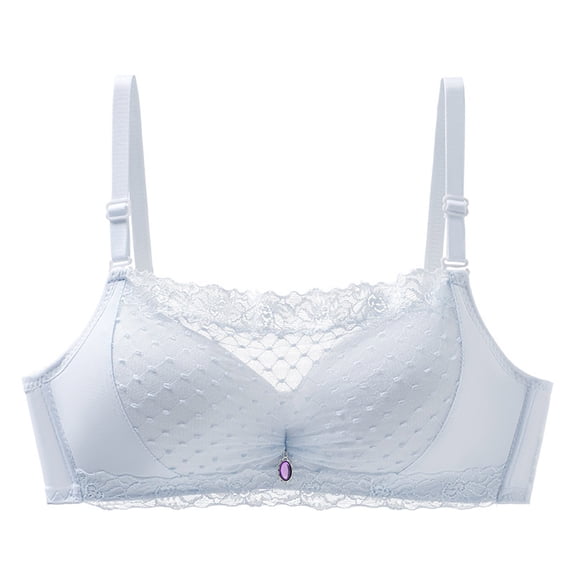 Hoshose Lace Bras for Women Full Coverage Beautiful Back Bralettes Comfortable Basic Everyday Bras