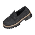 thumbnail image 1 of Wensltd Loafers for Women Wide Width Comfort Work Shoes Fashion Casual Thick Bottom Shoes, 1 of 2
