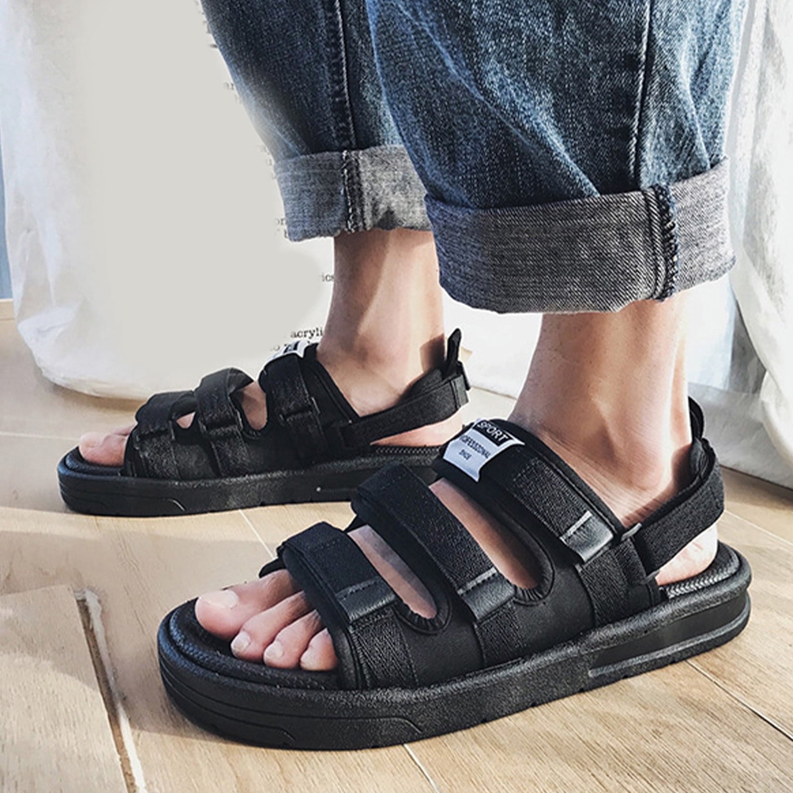 Hoshose Mens Sandals Open Toe Hiking Outdoor Non-slip  display picture 1
