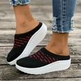 thumbnail image 1 of Hoshose New Summer Women Mesh Slippers Comfort Soft Cushion Beach Walking Slip on Platform Slippers Breathable Arch Support, 1 of 9