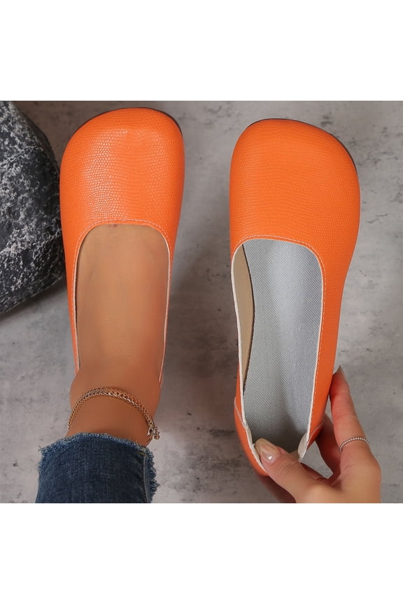 Spring and Summer Women's Flat Shoes Shallow Mouth Closed Toe Comfortable Slip On Walking Work Office Shoes for Women