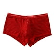 thumbnail image 1 of Hoshose Summer Mens Boxer Briefs See Through Underwear Ultra Thin Sheer Trunks Breathable, 1 of 1