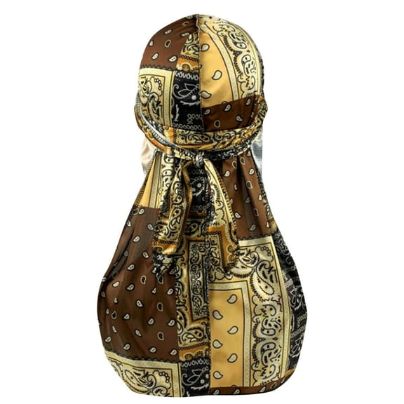 Hoshose Women Men Silk Scarf Square Headscarf Large Hair Bandana Fashion Pattern Hair Scarves