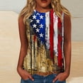 thumbnail image 1 of Hoshose Women Tank Tops 4th of July Patriotic Shirts Independence Day Tops Blouses, 1 of 4