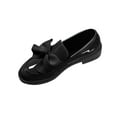 thumbnail image 1 of Wensltd Women's Chunky Loafers Black Penny Loafers Fashion Office Low Heels Shoes Comfort, 1 of 2