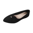 thumbnail image 1 of Wensltd Women's Flats Plus Size Pointed Toe Comfortable Shoes Black Flats for Women, 1 of 2