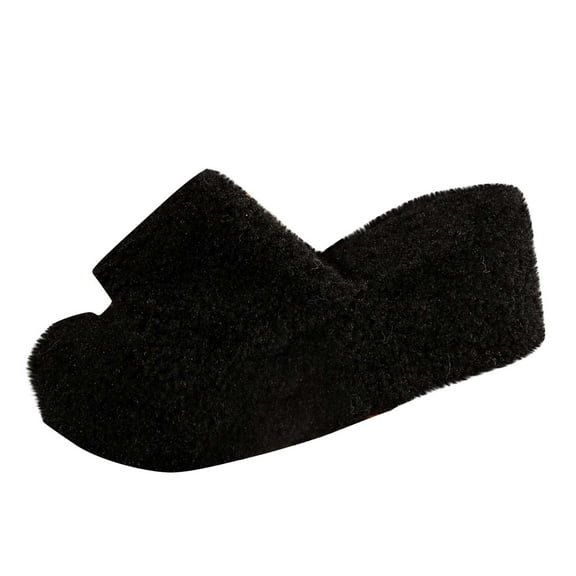 Wensltd Women's House Slippers Indoor Memory Foam Slippers Warm Plush Bedroom Shoes