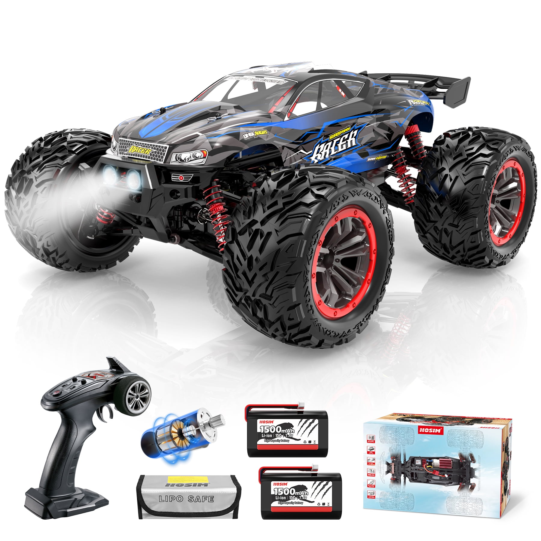 12427 50kmh High Speed RC Car 112 2.4G 4WD Off Road Car RC Crawler  Cross-country RC Truck