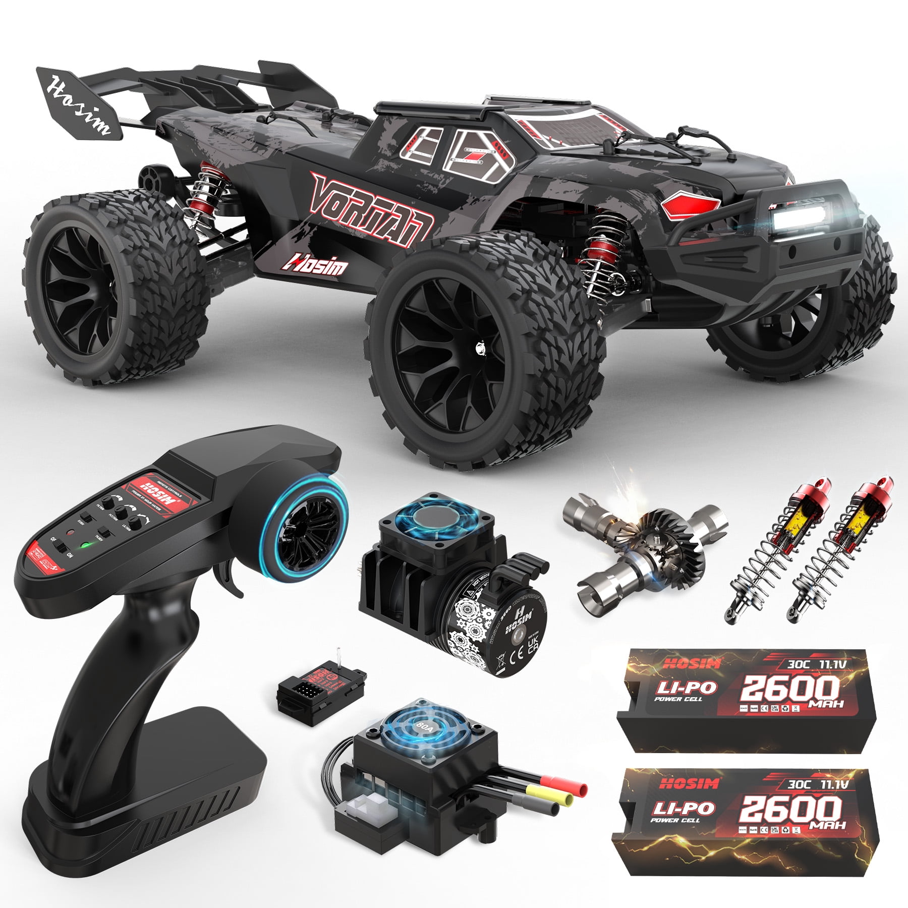 RC Car Mini 1/8 VORTAN X25 Truck for Adults Brushless High Speed All Terrain 4WD New Upgraded
