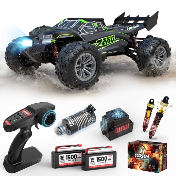 RC Car 1:10 Brushless Fast 60KM/H 4WD All Terrain Off-Road for Adults & Boys