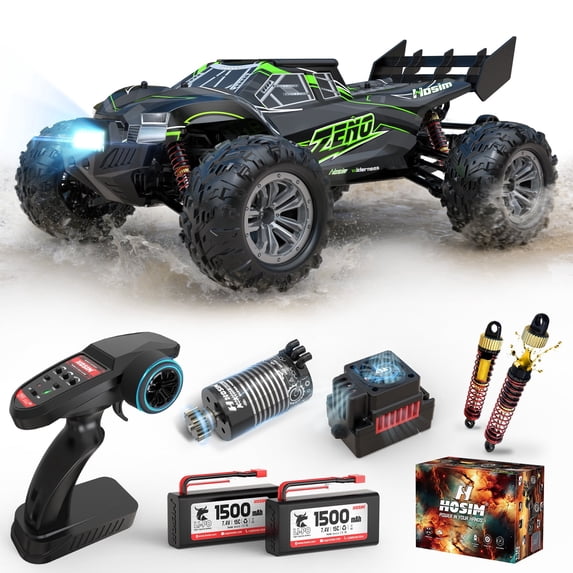 RC Car 1:10 Brushless Fast 60KM/H 4WD All Terrain Off-Road for Adults & Boys