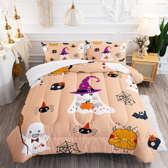 Hosima Halloween Theme Printed Comforter High Quality Fine Fiber Soft Comfortable Bedding Series,DGX68-Twin