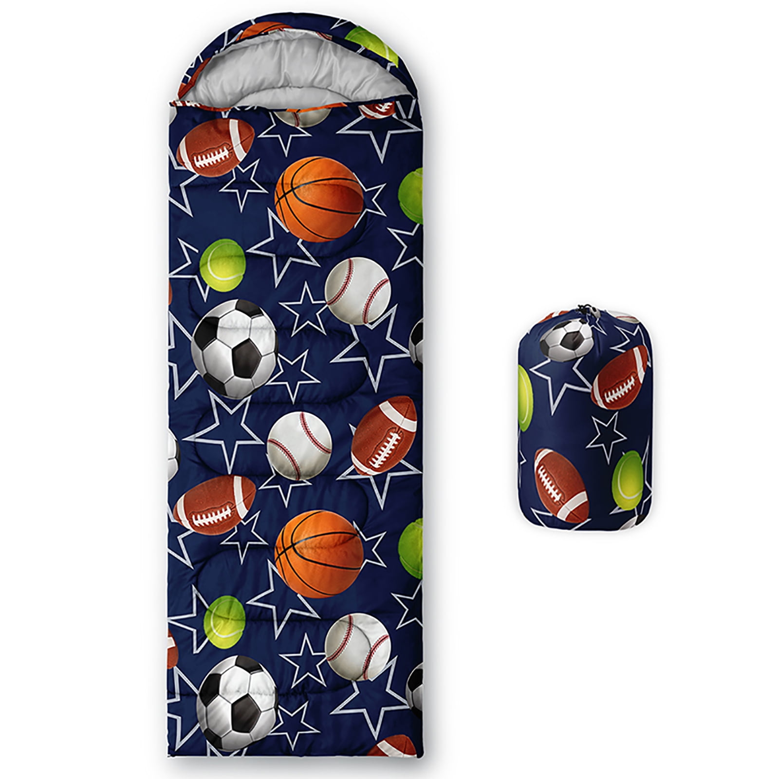 Hosima camping sleeping bag,Football pattern series sleeping bag