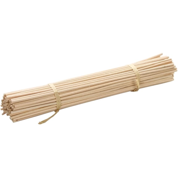 HOSLEY 100-Pack Natural Rattan Diffuser Reeds | 8.75-Inch Replacement Sticks for Essential Oil & Fragrance | Long-Lasting Flameless Aromatherapy Refills for Home, Yoga & Sleep | Off-White
