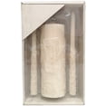 thumbnail image 1 of HOSLEY 11.5-Inch Cream Unity Candle Set with 1 Pillar and 2 Taper Candles for Weddings, 1 of 9