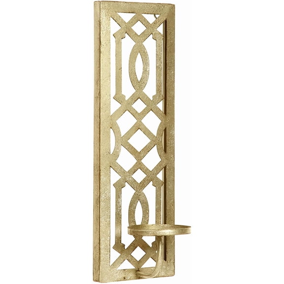Hosley 16.5 Inch High, Gold Metal Wall Sconce