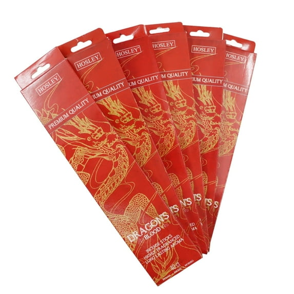 Hosley 120 Pack Incense Sticks + Bonus 120 Pack (Total 240) – Dragon's Blood – Perfect for Home, Meditation & Aromatherapy