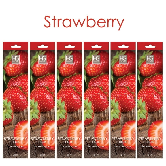 HOSLEY Scented Incense Sticks, Strawberry, 240 Pack, for Meditation and Aromatherapy
