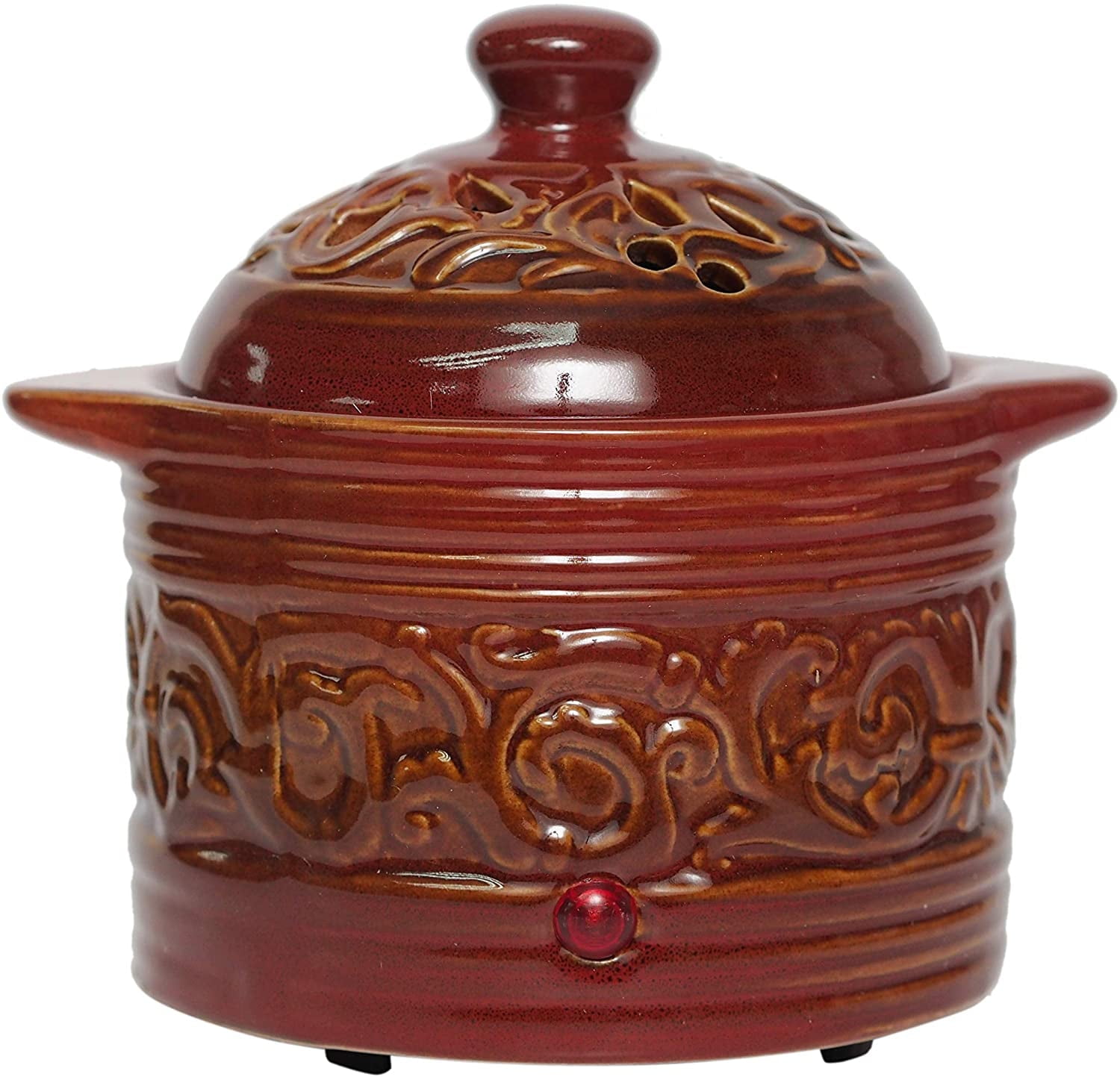 HOSLEY Red Electric Ceramic Oil Burner 5.5 inch - Walmart.com