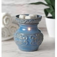 thumbnail image 1 of Hosley 5 High Blue Ceramic Electric Wax Warmer with Wax Melts & Fragrance Oils, 1 of 8