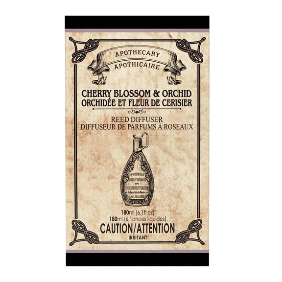 Hosley Cherry Blossom & Orchid Reed Diffuser 180ml Home Dcor Gift