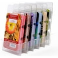 thumbnail image 1 of Hosley Set of 6 Assorted Wax Melts, Apple Cinnamon & Caribbean Breeze & Eucalyptus Mint & Lavender Fields & Rustic Sandalwood & Sweet Pea Jasmine, 6 Count, 1 of 10