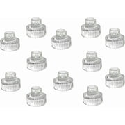 Hosley Set of 12 Glass Taper Candle Holders/Tea Light Candle Holders 2 Inches High Ideal Gift for Weddings Party Favor Reiki Meditation