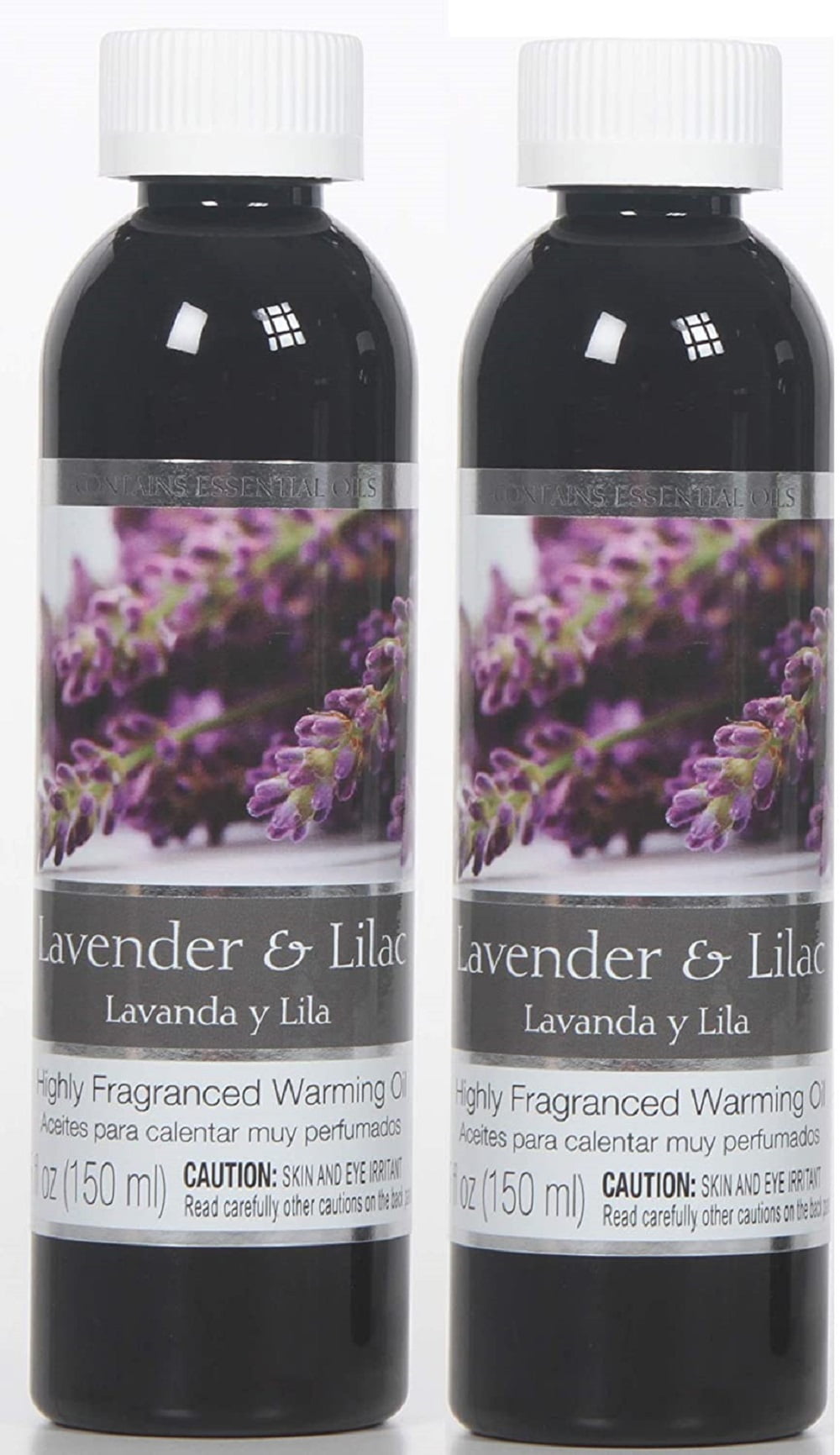 Hosley Set of 4, 5 oz. Lavender Lilac Highly Scented Warming Oils