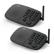Hosmart 1/2 Mile Range 10-Channel Intercom System for Home or Office, Plug-and-Play Intercom, Easy to Use with Clear Sound