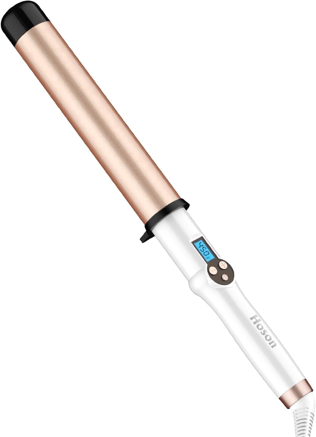 Hoson 1 1/2 Inch Extra Long Barrel Curling Wand, Ceramic