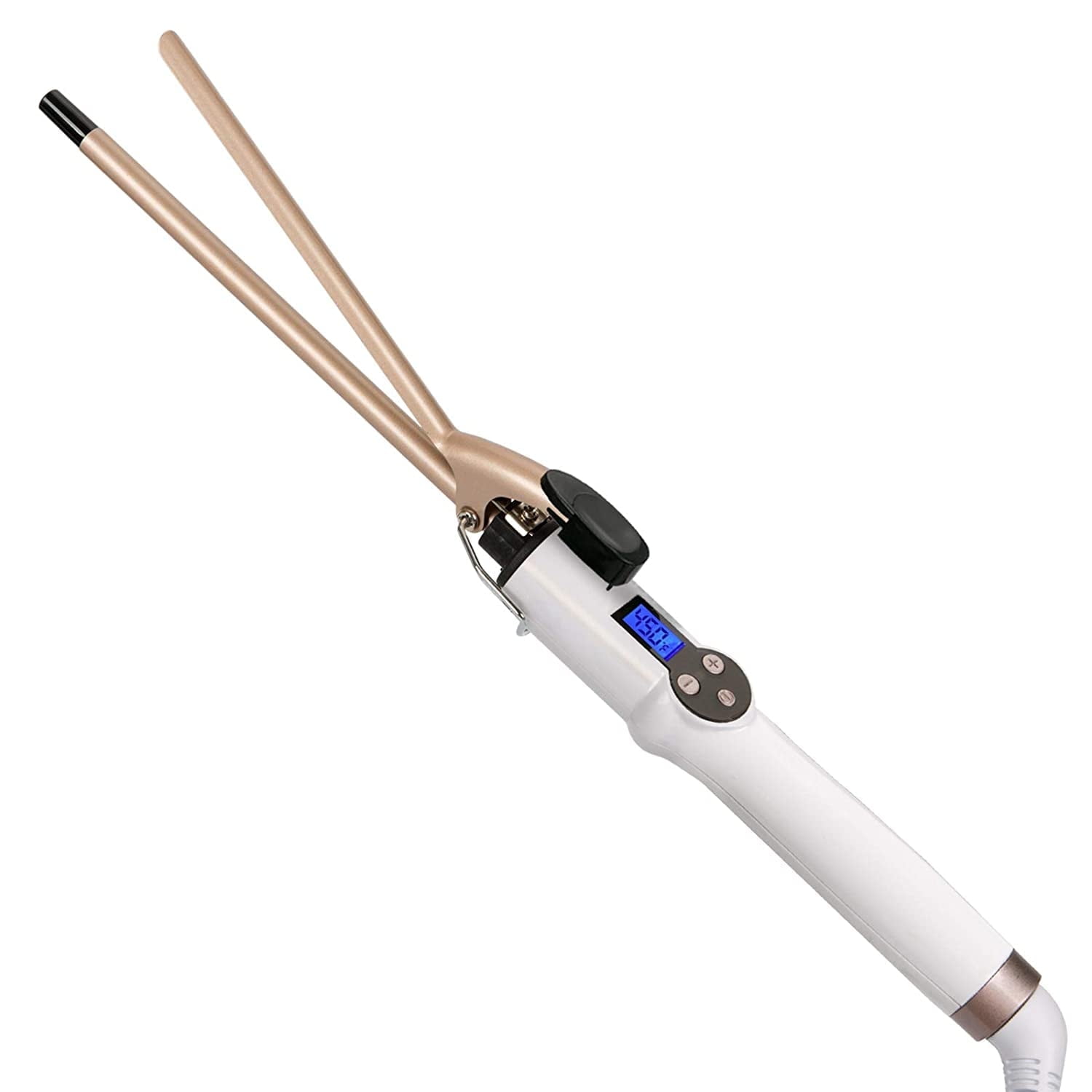 Hoson 9mm Professional Curling Iron, Ceramic Tourmaline Hair Curl Wand — free download