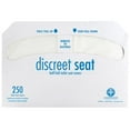 thumbnail image 1 of Hospeco Discreet Seat DS-1000 Biodegradable Half-Fold Toilet Seat Covers, Self-Disposing, 1 Pack, 1 of 2