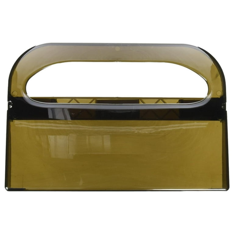 Health Gards Toilet Seat Cover Dispenser, Half-Fold, 16 x 3.25 x 11.5, Smoke Health Gards Toilet Seat Cover Dispenser, Half-Fold, 16 x 3.25 x 11.5, Smoke
