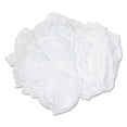 thumbnail image 1 of Hospeco New Bleached White T-Shirt Rags, Multi-Fabric, 25 Lb Polybag, 1 of 6