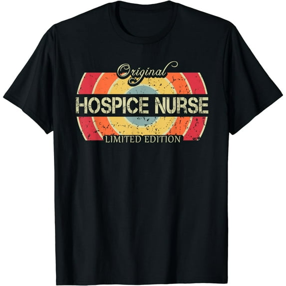 Hospice Nurse Funny Job Title Retro Vintage Hospice Nurse T-Shirt