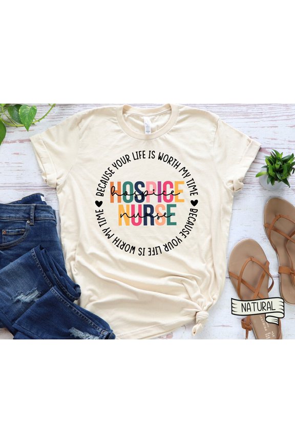 Hospice Nurse Shirt For Nurse, Hospice Nurse Crew Shirt, Hospice Care, Nursing Shirt, Nurse Appreciation, Registered Nurse Grad Gift