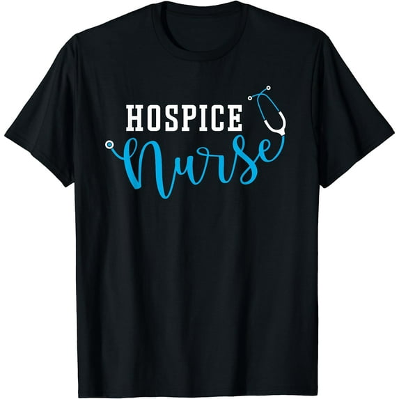 Hospice Nurse T-Shirt Black X-Large
