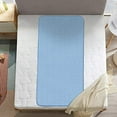 thumbnail image 1 of Hospital Bed Pads 34'' x 76'',Non-Slip Waterproof Sheet and Mattress Pad Protector,Washable Bed Wetting Incontinence Cover, Pads for Kids, Elderly Seniors, Single,Blue, 1 of 7