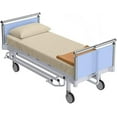 thumbnail image 1 of FItted Hospital Bed Sheet Set 3 Piece, 100% Egyptian Cotton Sheets for Home & Hospitals, 400TC Hotel Quality Bed Sheets 10" Deep Pocket - Ivory Solid, Twin-XXL Size (39" x 84"), 1 of 8
