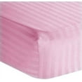 thumbnail image 1 of Hospital Fitted Bed Sheet – 400TC & Deep Pocket of 10 Inch – 100% Egyptian Cotton Sheets and Pillowcase for Hospital Beds & Mattresses - Pink Stripe, Full-XXL Size (54" x 84"), 1 of 4
