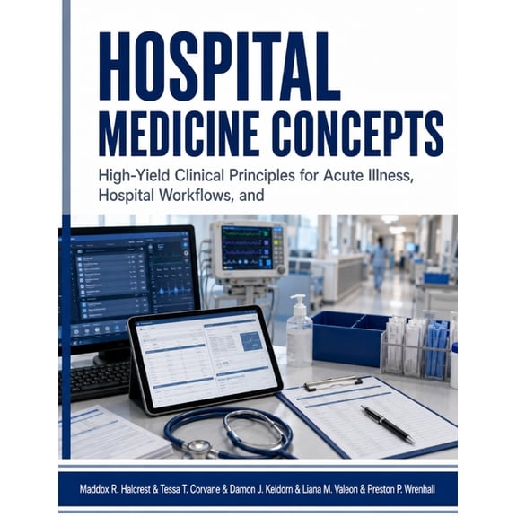 Hospital Medicine Concepts: High-Yield Clinical Principles for Acute Illness, Hospital Workflows, and Confident Patient , (Paperback)