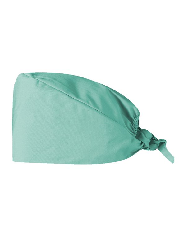 Hospital Scrub Hat Surgical Hats with Sweatband Nurse Dentist Clinical Hat,One Size