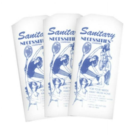 Hospital Specialty HOTEL500 Sanitory Napkin Disposal Bag, 500 per Case