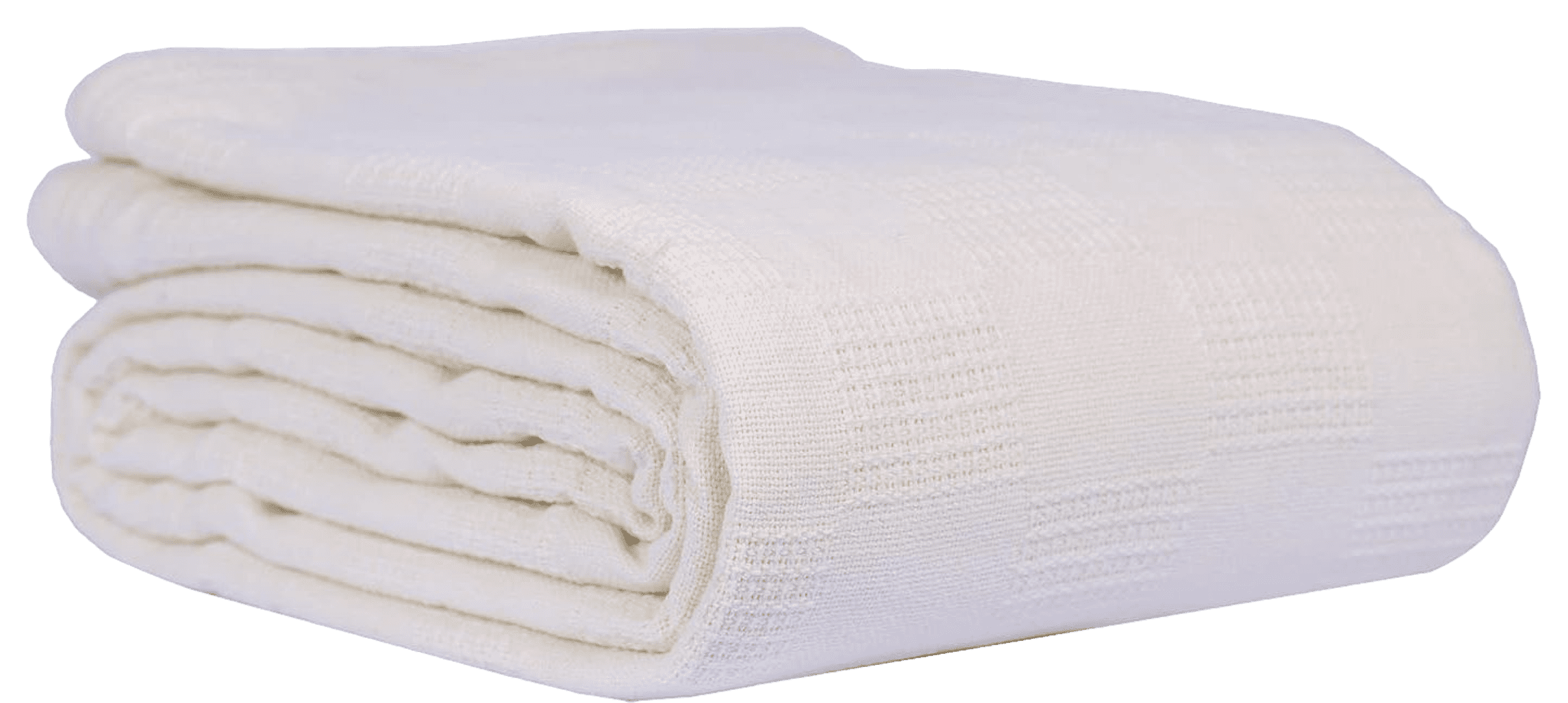 Hospital Thermal Blanket Throw Snag Free | 100% Cotton | Twin 66"x90" | White (1)