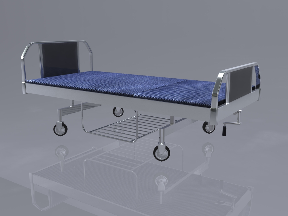 Hospital bed Canvas Art - Stocktrek Images (17 x 13)