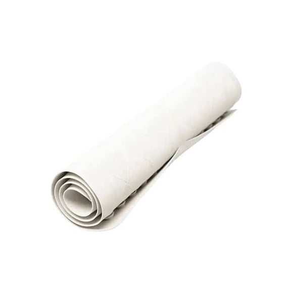Hospitality 1 Source H1S Rubber Bath Mat, Small White 14x22 1422BM-WH