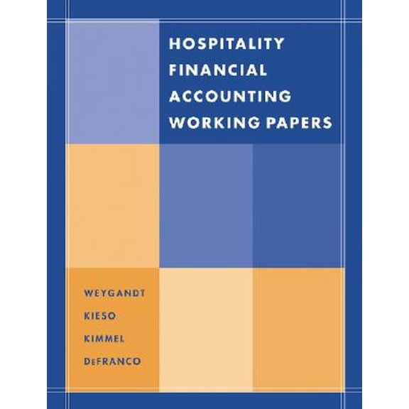 Pre-Owned Hospitality Financial Accounting, Working Papers