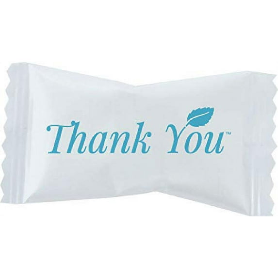 Hospitality Mints Peppermint Ice Crystals, Individually Wrapped with Thank You Message, 26 Ounce, Appx. 500 pieces