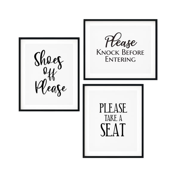 Hospitality Pack 5 x 7" Wall Art UNFRAMED Print (3 Pack)