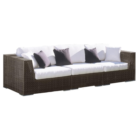 Hospitality Rattan Patio Soho 3-Piece Modular Sofa
